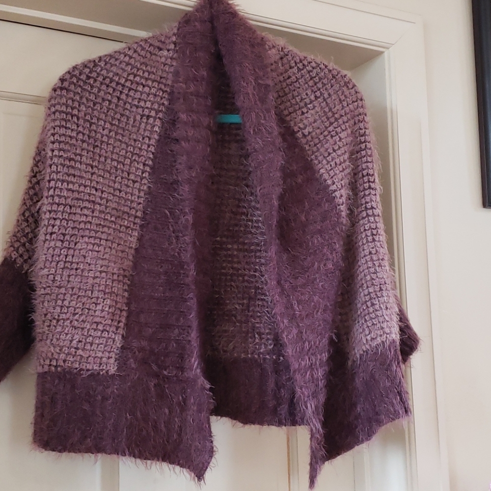 Plush one size fits all sweater shall